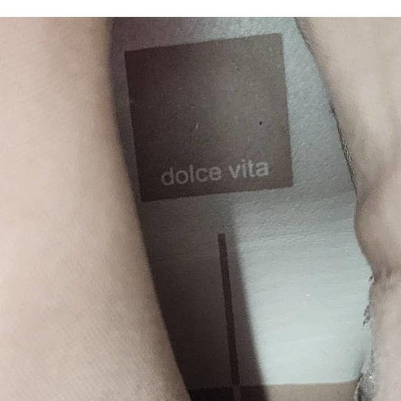 NEW Dolce Vita Gum Sole Tan Platform Moto Side Zip Suede Ankle Boots Size 9 - Picture 7 of 9